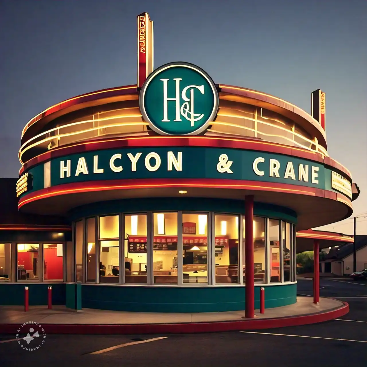 halcyon & Crane restaurant logo