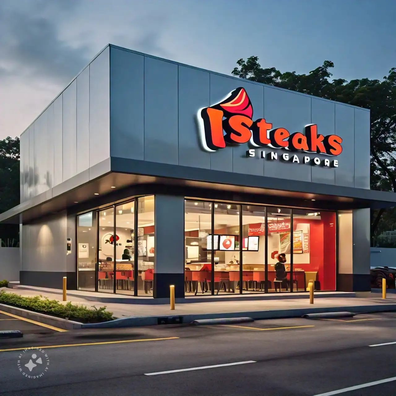 Isteaks restaurant logo
